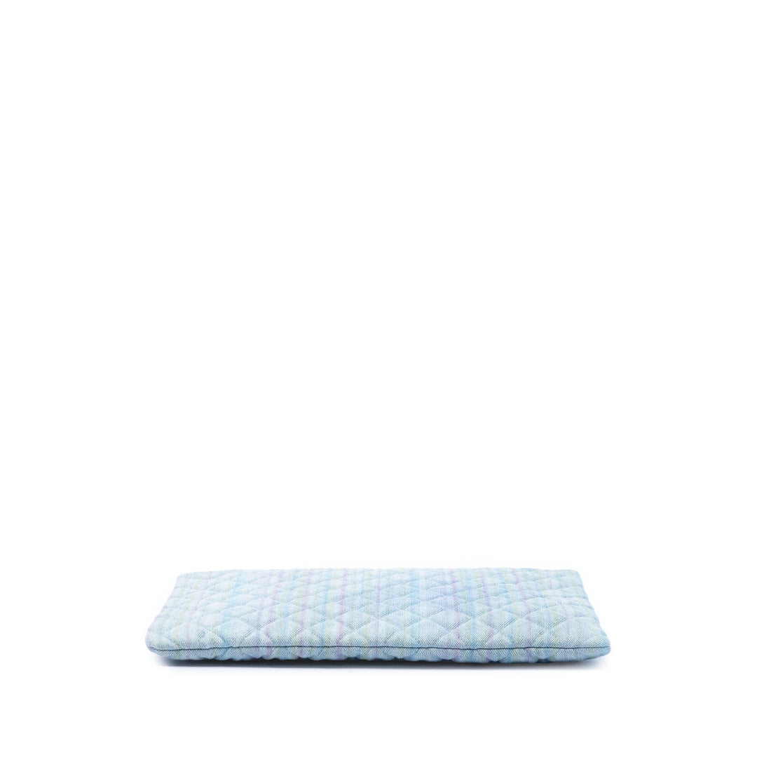 Matelassé O Étui Pochette Grand Jean Bleu