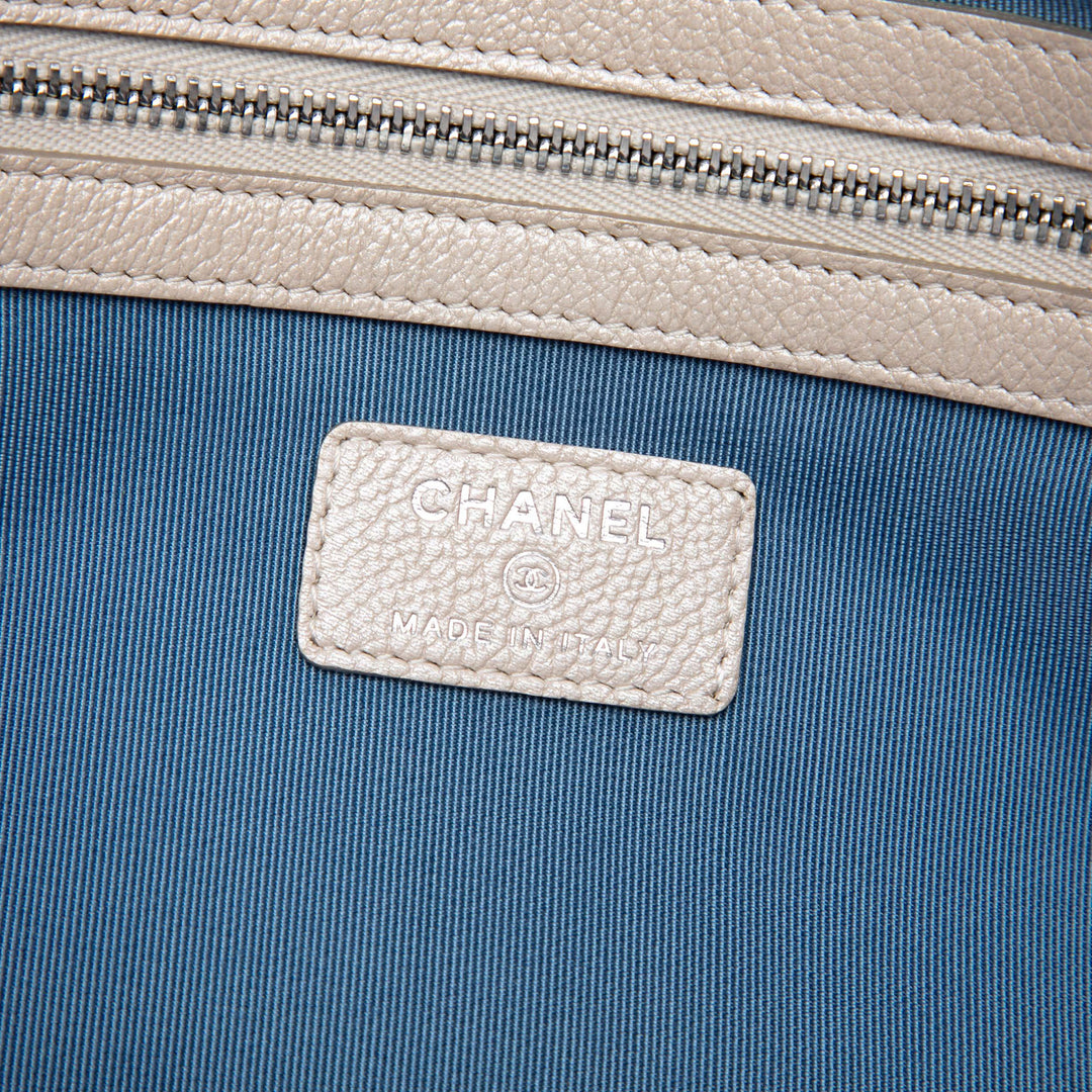 Matelassé O Étui Pochette Grand Jean Bleu