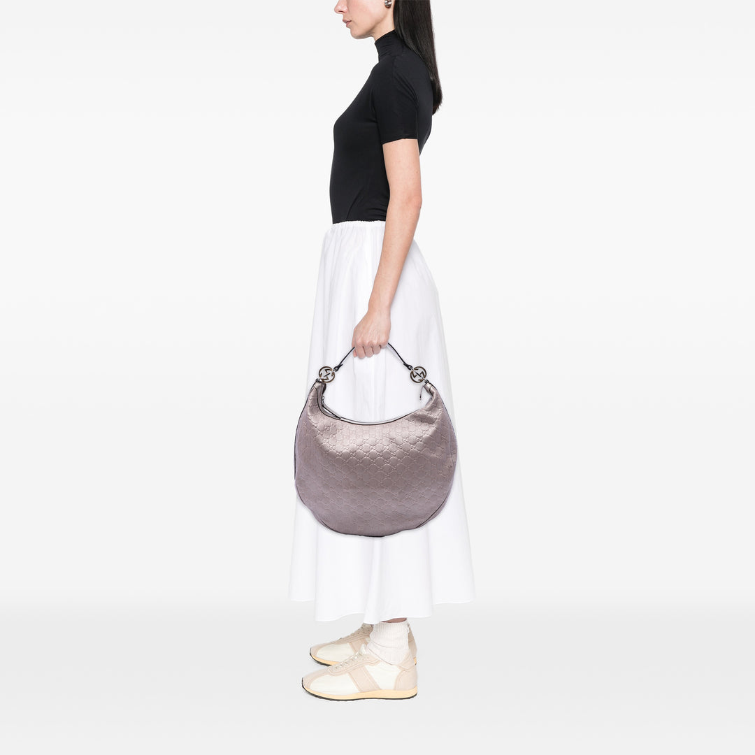 Métallisé Guccissima Twins Hobo Grand Violet
