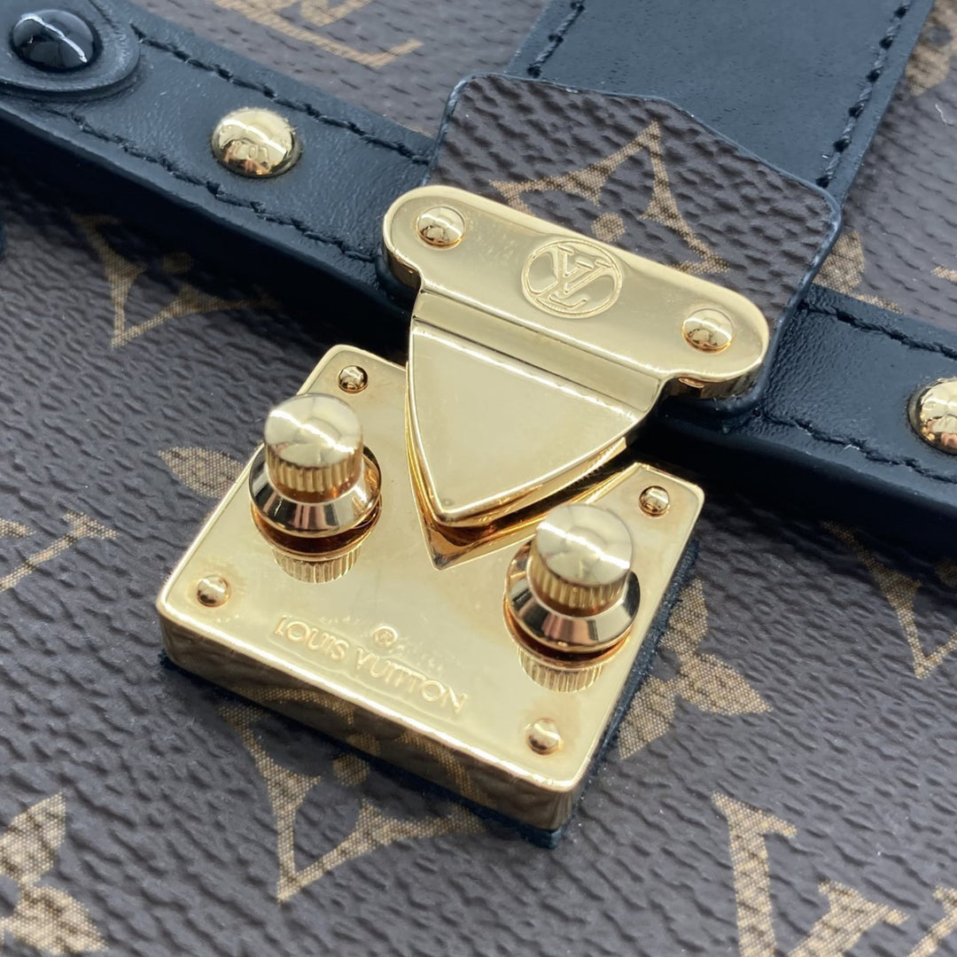 Louis Vuitton Pochette Trunk Verticale Monogram Marron