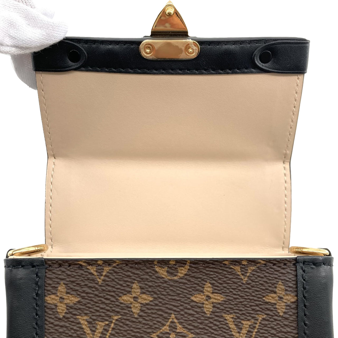 Louis Vuitton Pochette Trunk Verticale Monogram Marron