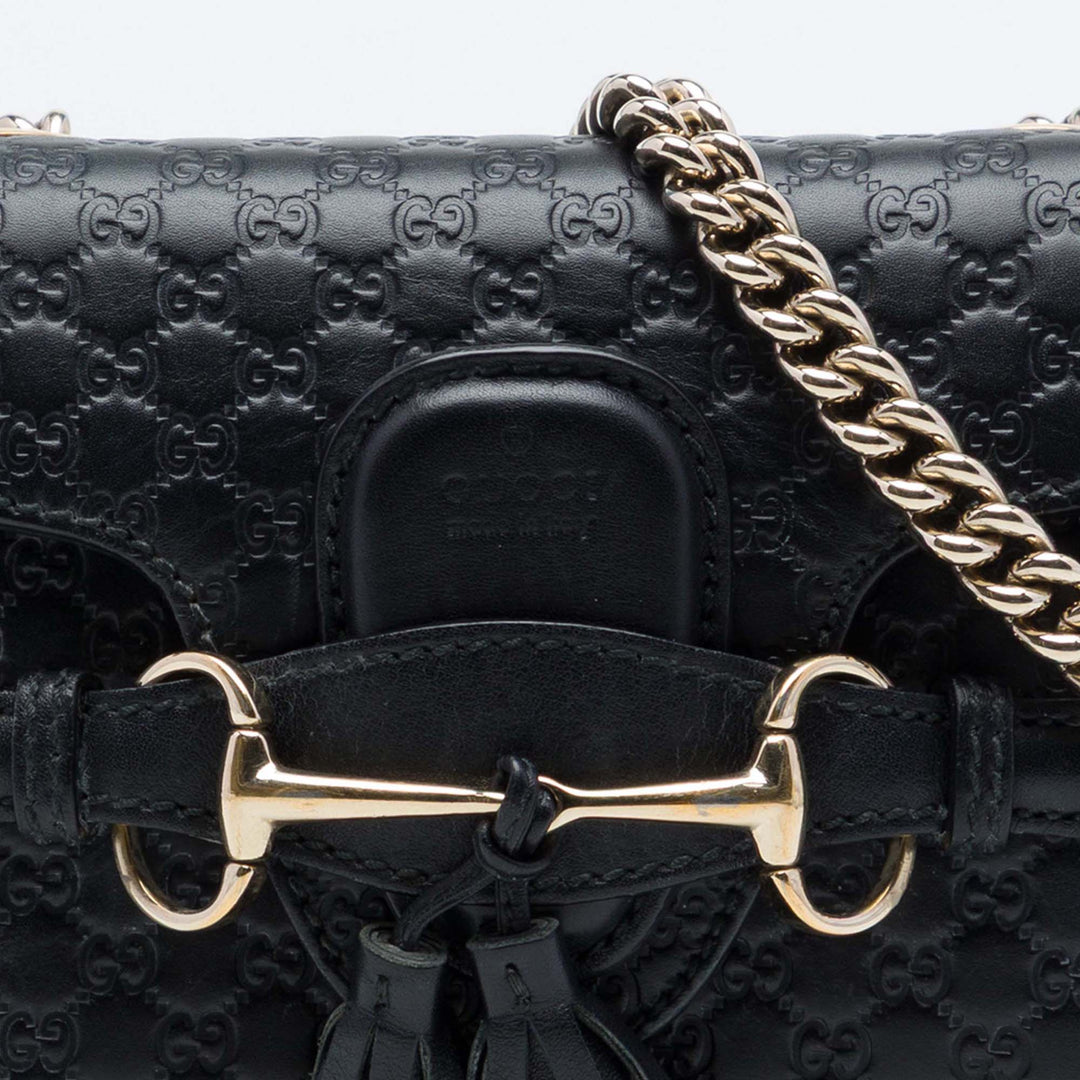 Microguccissima Emily Sac Mini Noir