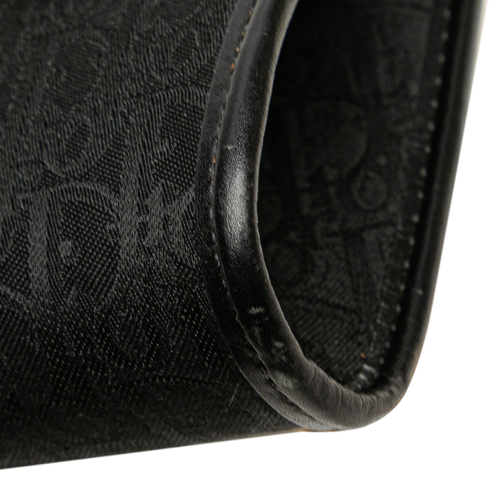 Diorissimo Trotter Canvas Chain Shoulder Bag Black - Gaby Paris