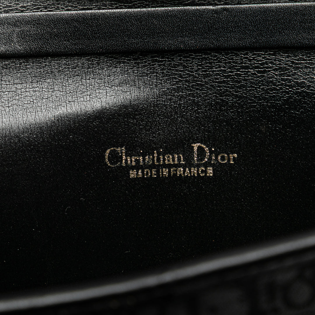 Diorissimo Trotter Canvas Chain Shoulder Bag Black - Gaby Paris