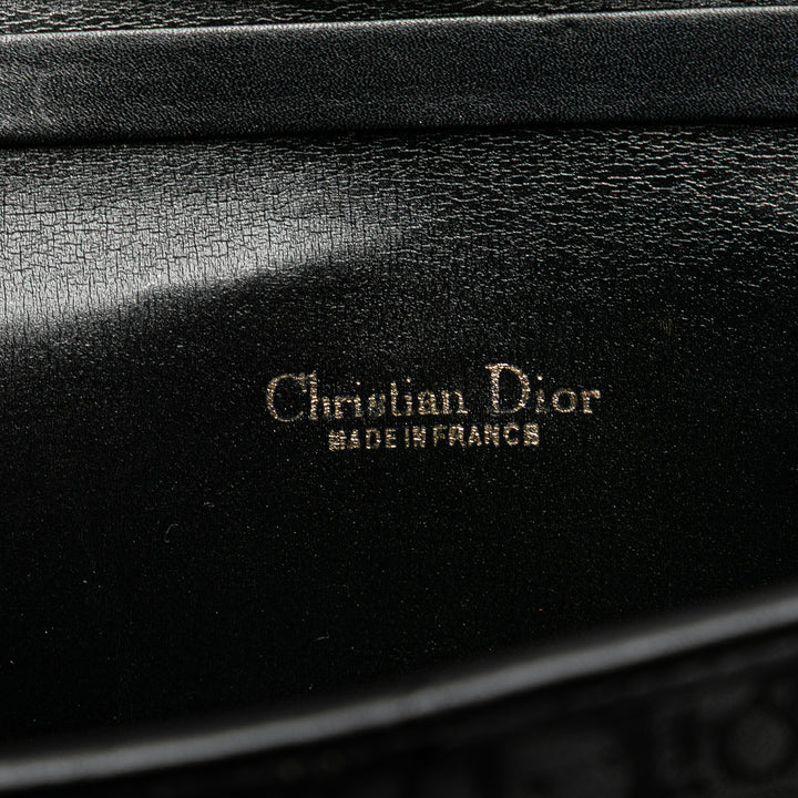 Diorissimo Trotter Canvas Chain Shoulder Bag Black - Gaby Paris