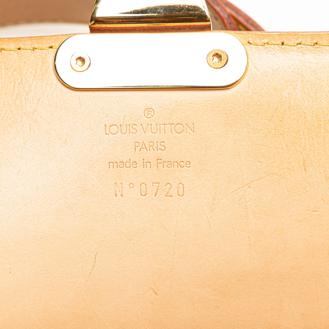 Limited Edition Monogram Vinyl Tweedy Rabat Brown - Gaby Paris