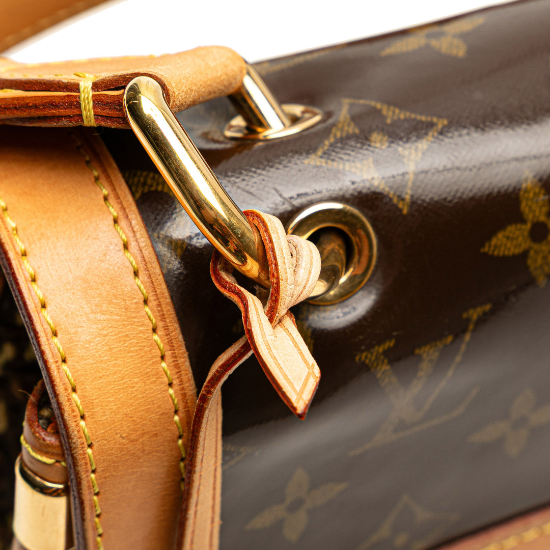 Limited Edition Monogram Vinyl Tweedy Rabat Brown - Gaby Paris