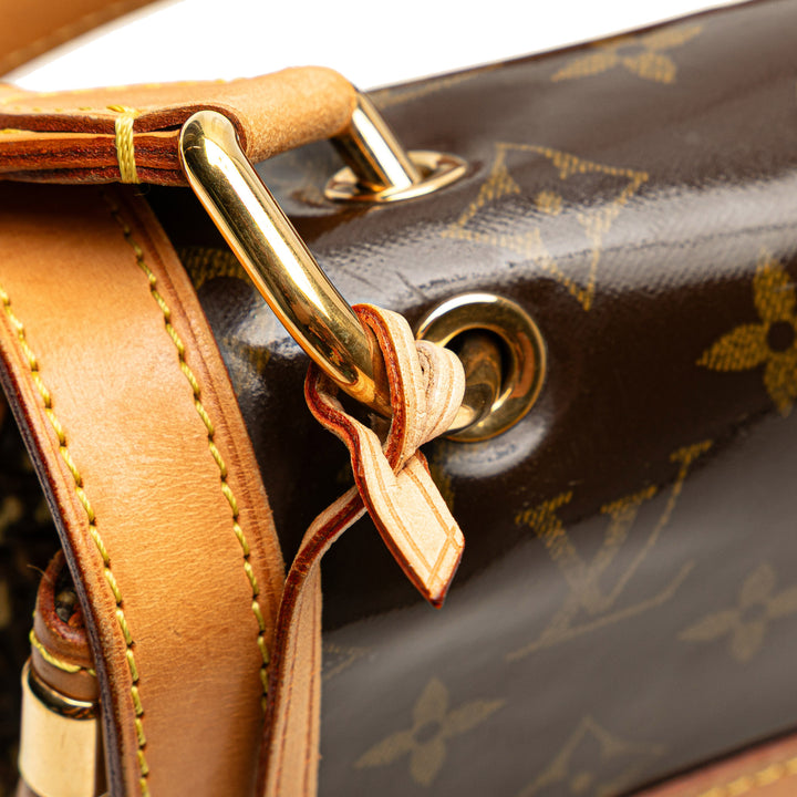 Limited Edition Monogram Vinyl Tweedy Rabat Brown - Gaby Paris
