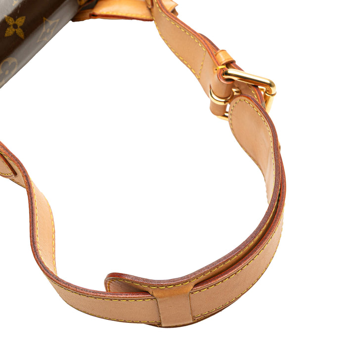 Limited Edition Monogram Vinyl Tweedy Rabat Brown - Gaby Paris