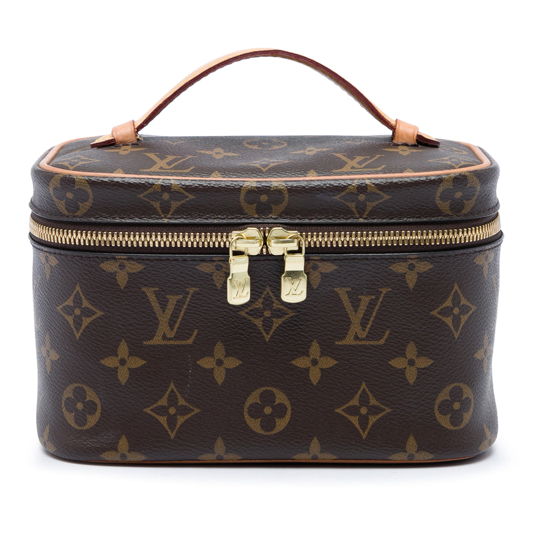 Louis Vuitton Nice Vanity Mini Monogram Marron – vue principale – GABY PARIS