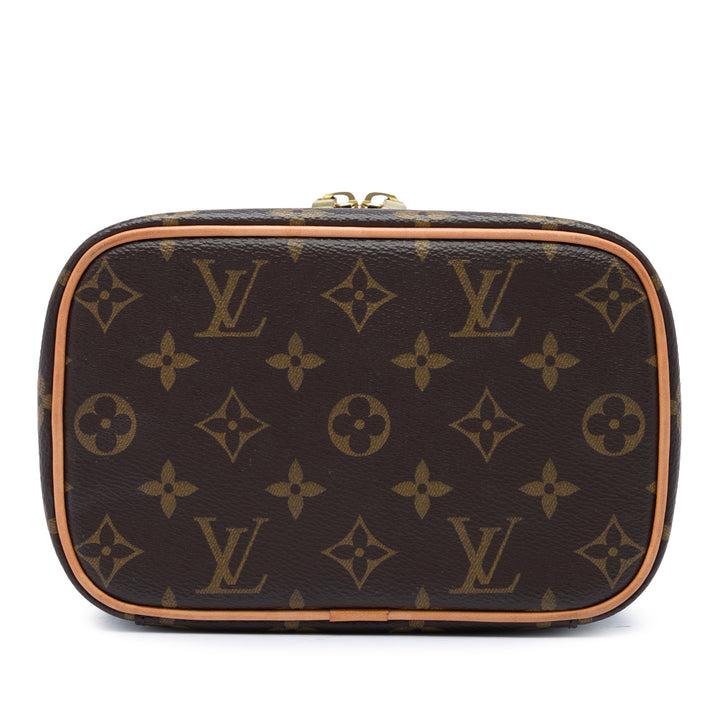 Louis Vuitton Nice Vanity Mini Monogram Marron – vue 3 – GABY PARIS