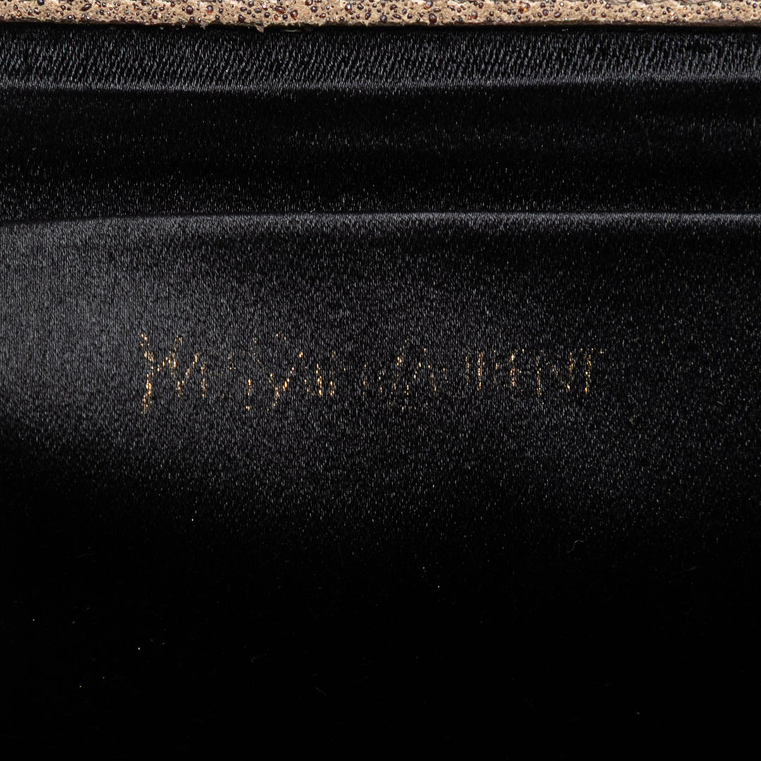 Saint Laurent Large Surpiqué Daim Monogram Belle De Jour Pochette