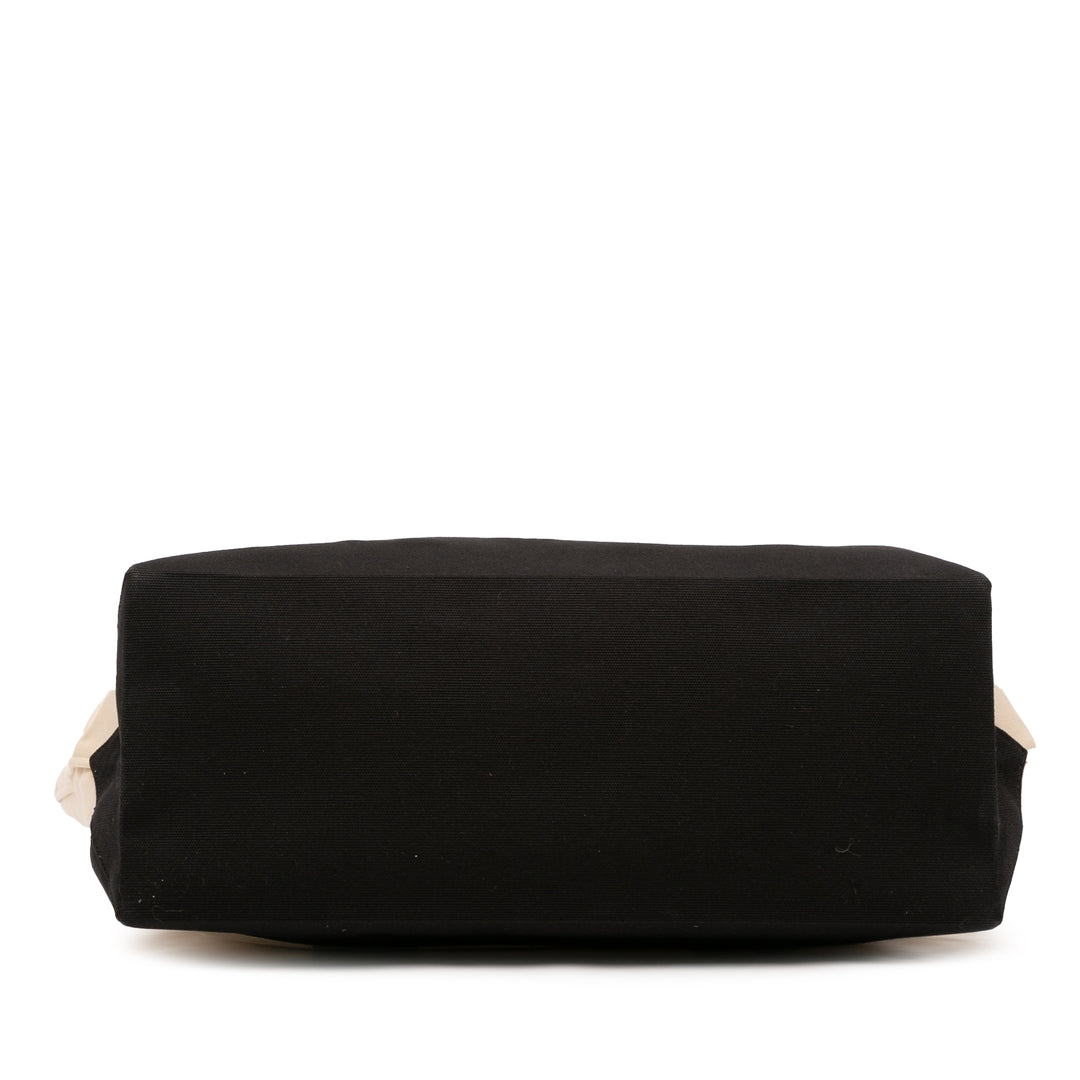 Saint Laurent Toile East West Beach Shopping Cabas Marron – GABY PARIS Authentique