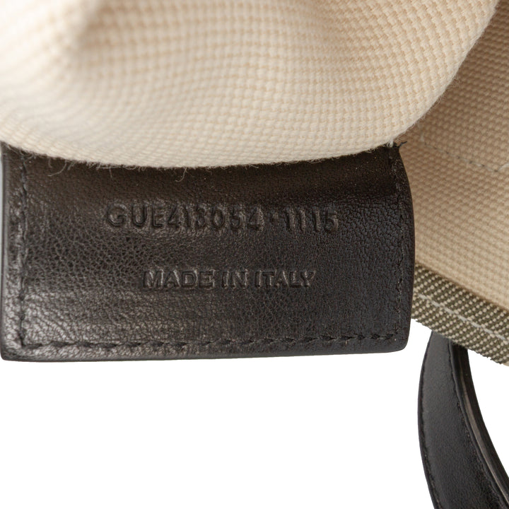 Saint Laurent Toile East West Beach Shopping Cabas Marron – GABY PARIS Authentique
