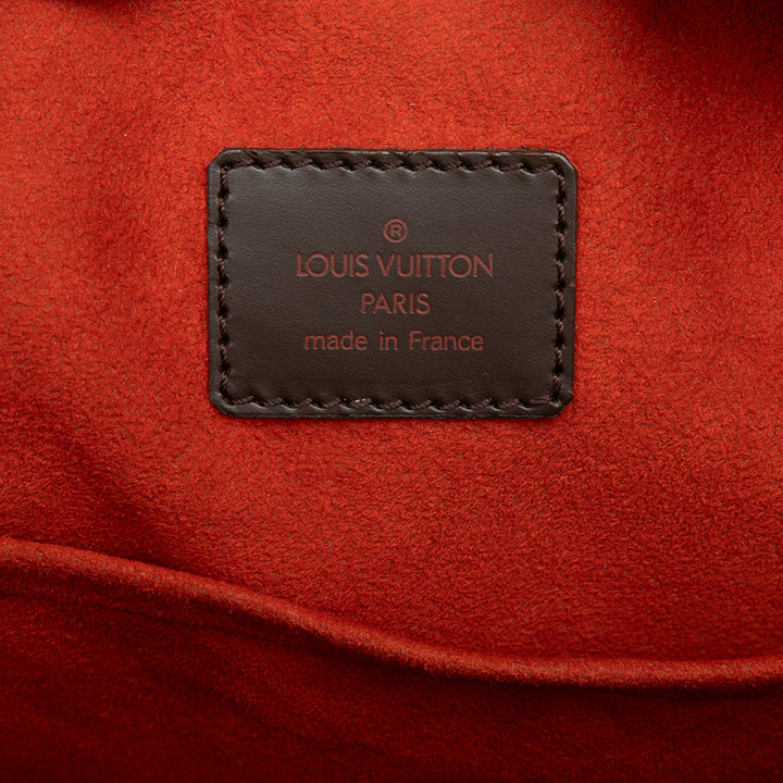 Sarria Horizontal Damier Ébène Marron