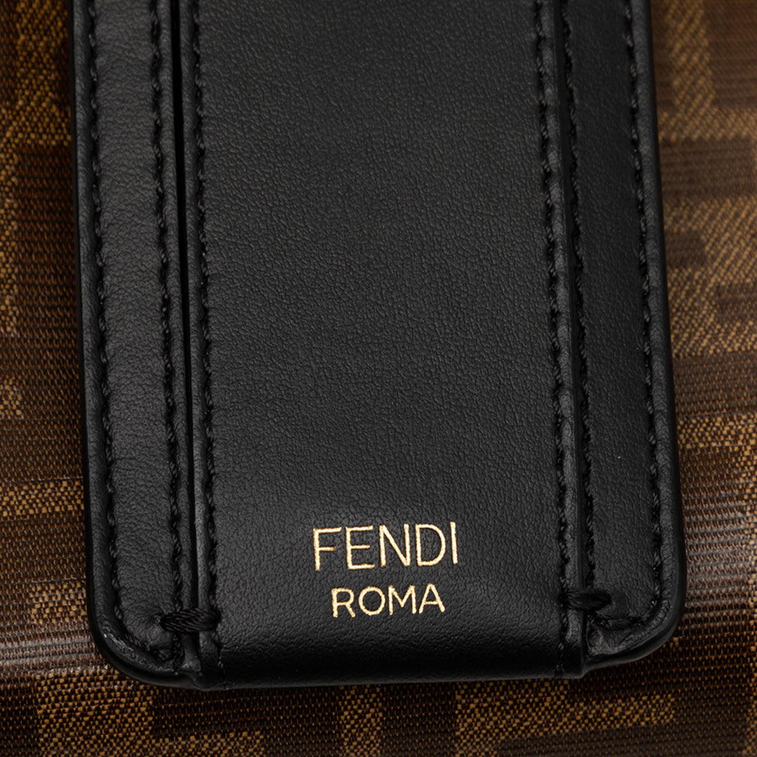 Fendi Small Zucca Coated Toile Peekaboo Defender