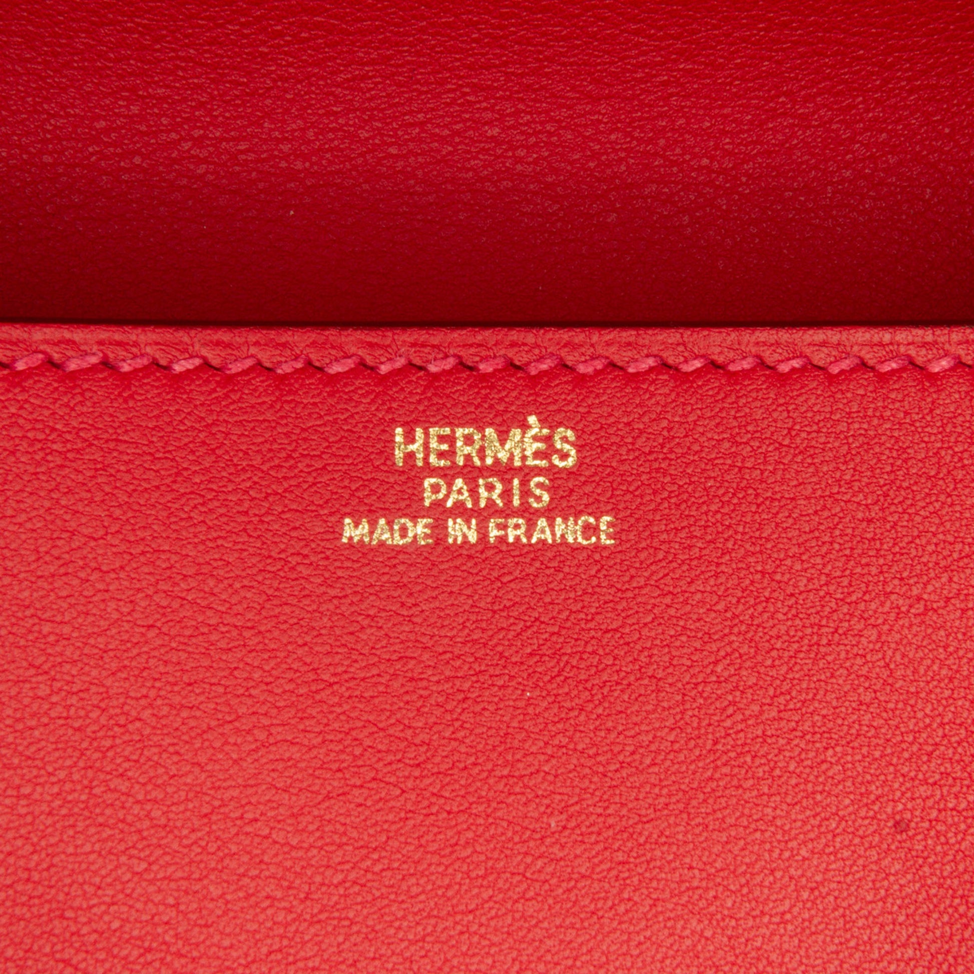Medor Leather Clutch Bag Red - Gaby Paris