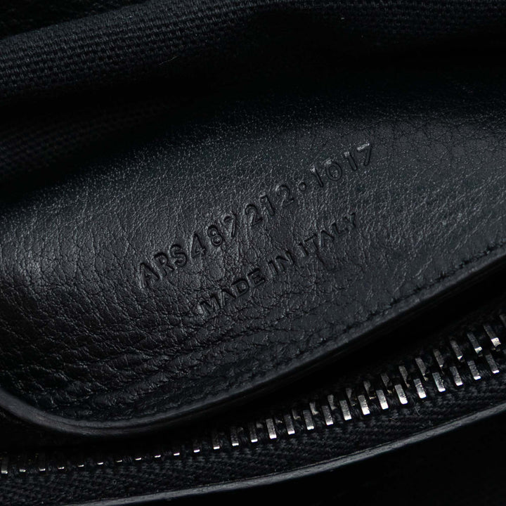 Saint Laurent Large Chevron Berber Monogram College Sac