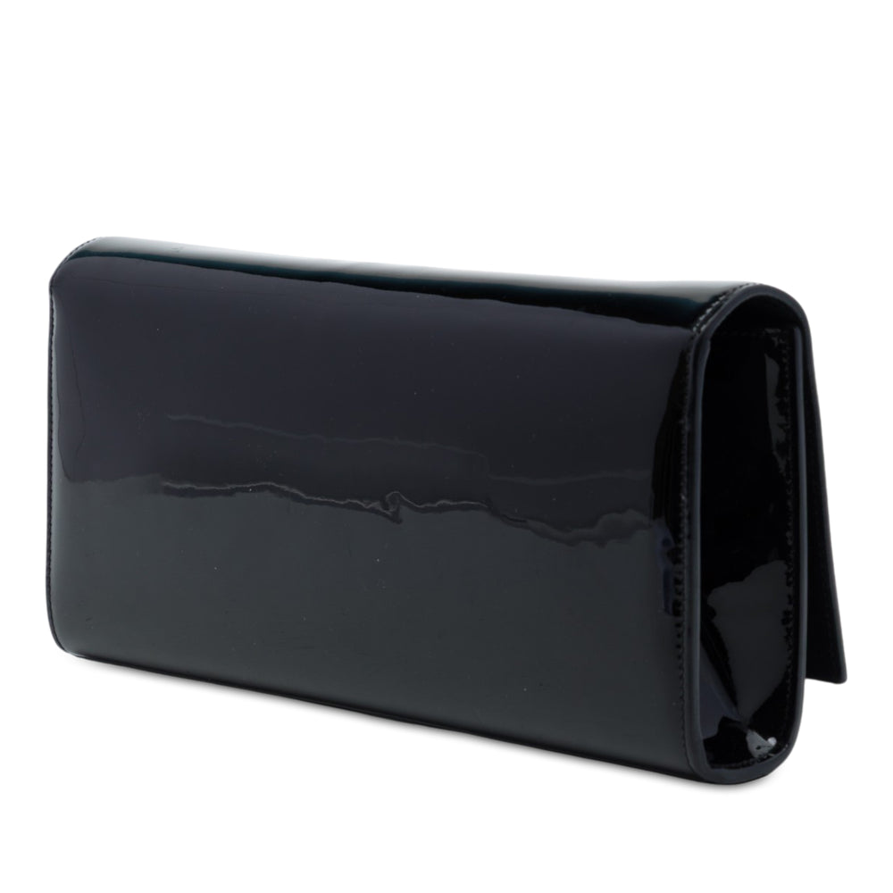 Saint Laurent Cassandre Pompon Pochette Noir – vue 2 – GABY PARIS
