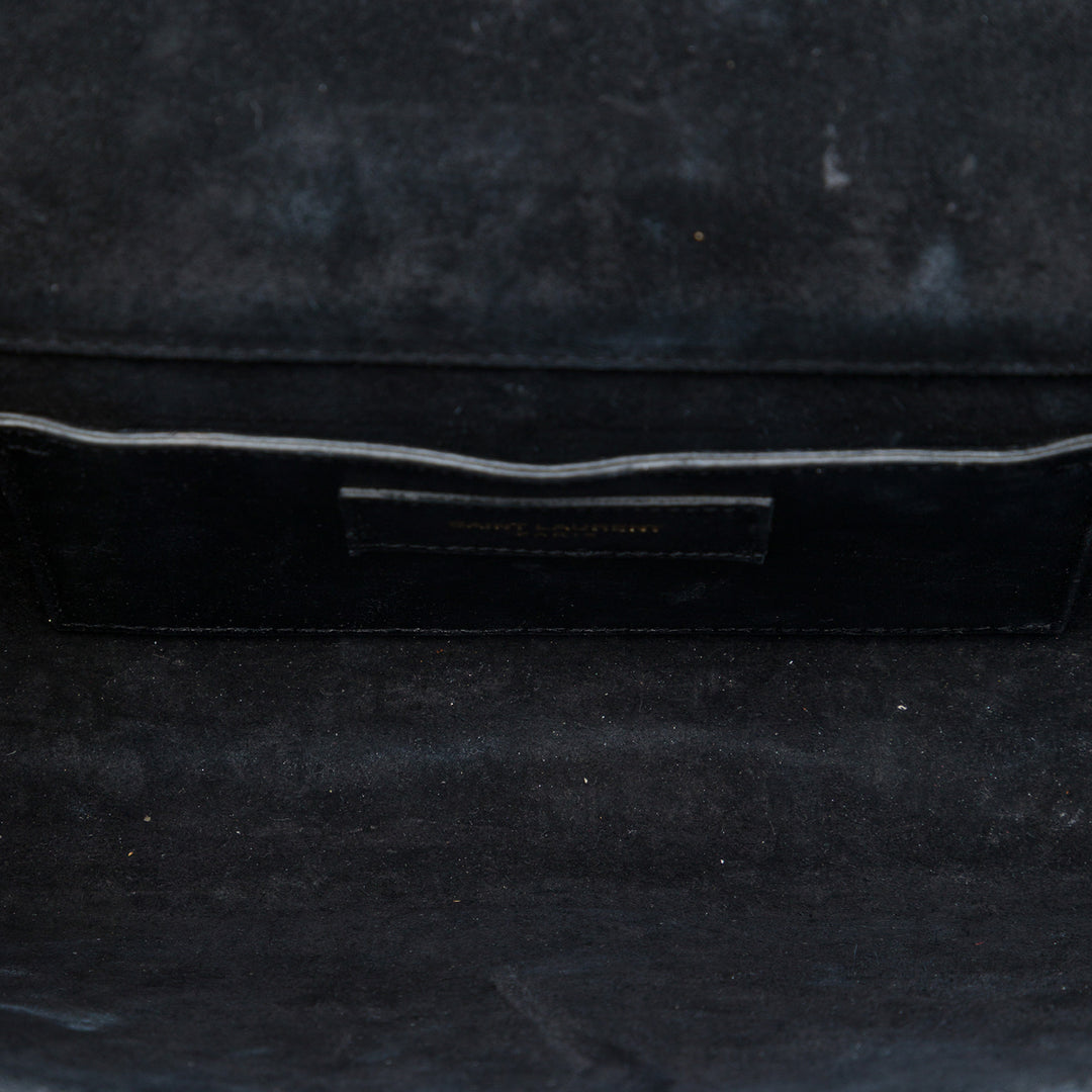 Saint Laurent Cassandre Pompon Pochette Noir – vue 4 – GABY PARIS