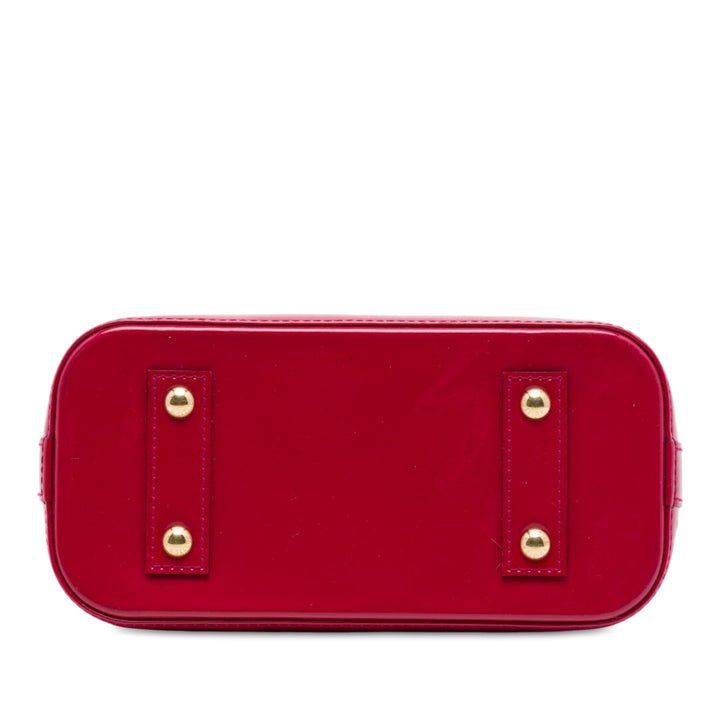 Louis Vuitton Alma BB Cuir verni Monogram Rose – vue 3 – GABY PARIS
