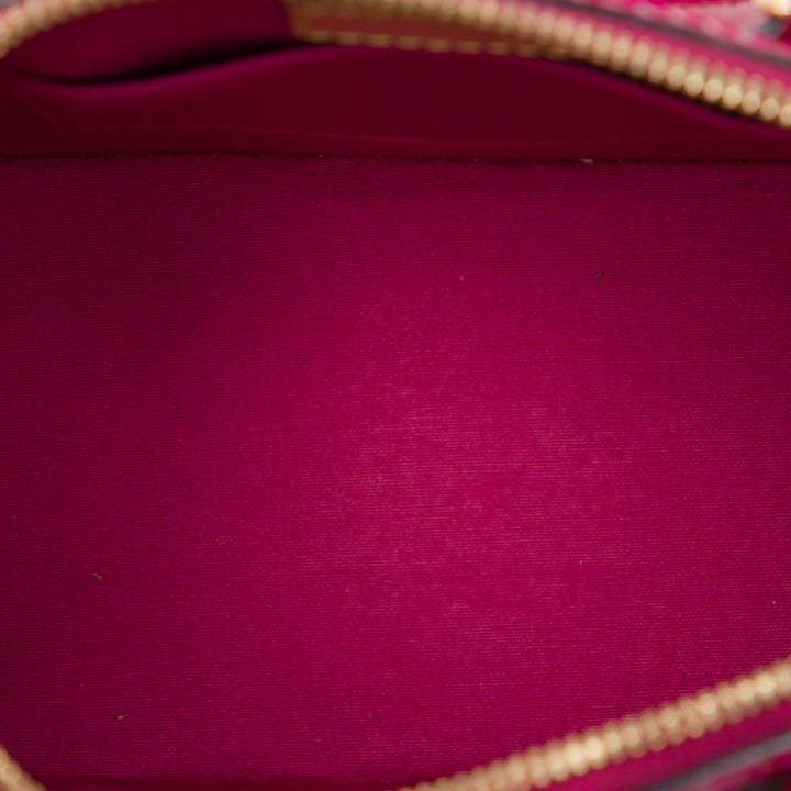 Louis Vuitton Alma BB Cuir verni Monogram Rose – vue 4 – GABY PARIS