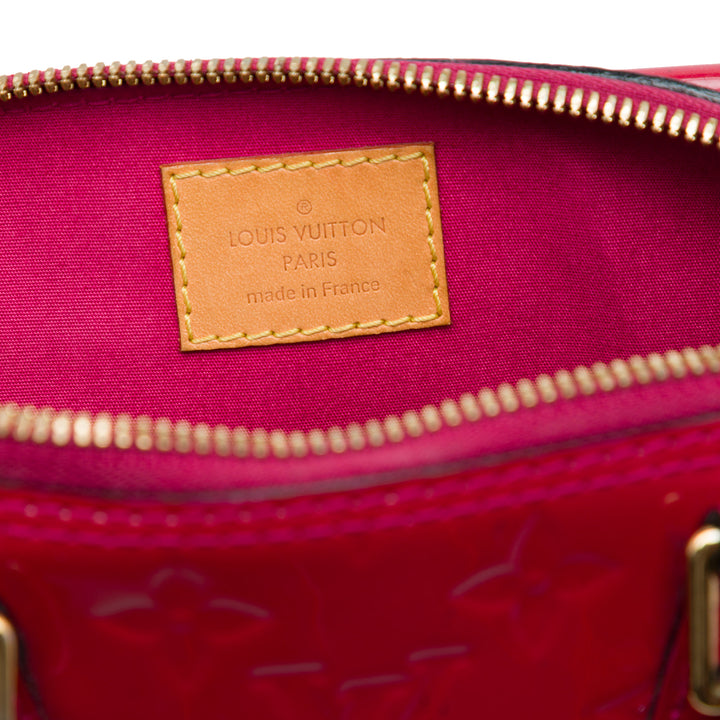 Louis Vuitton Alma BB Cuir verni Monogram Rose – vue 5 – GABY PARIS