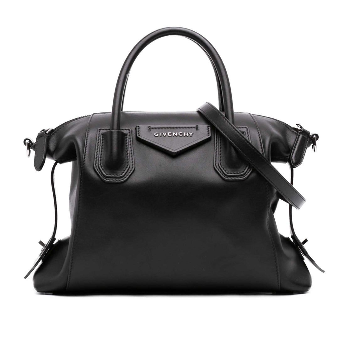 Antigona Souple Sac Moyen Cuir de veau Noir