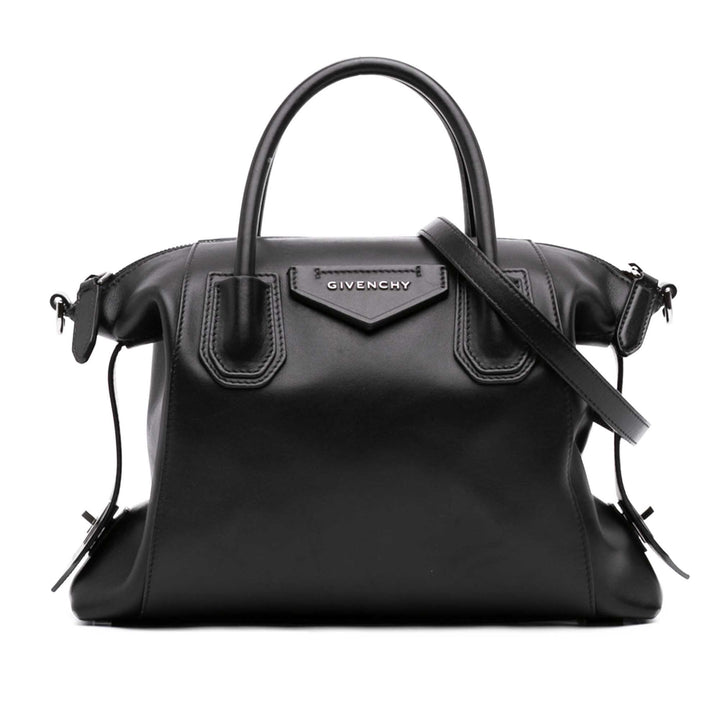 Antigona Souple Sac Moyen Cuir de veau Noir