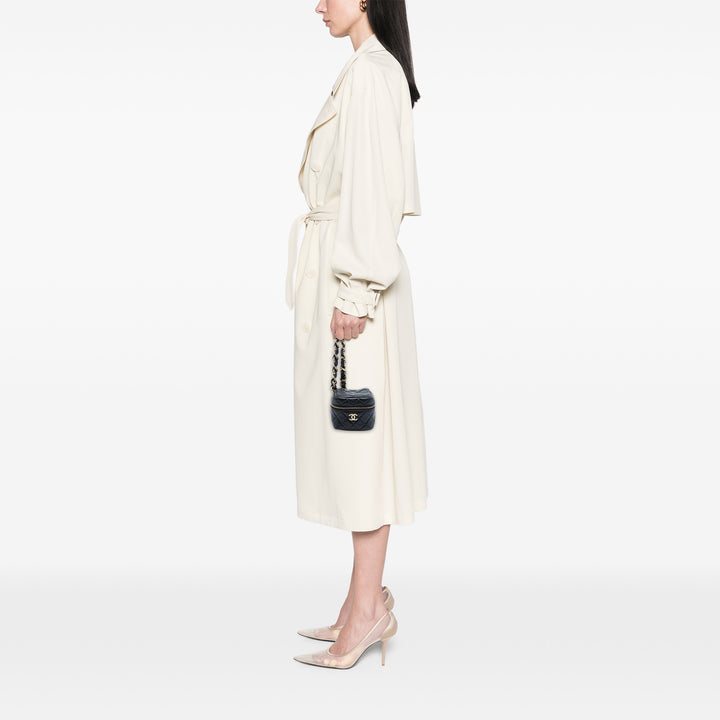 Chanel CC Matelassé Cuir d'agneau Cube Vanity