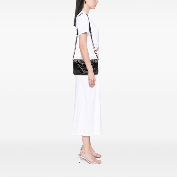 Chanel Medium Cuir de veau Enchained Boy Flap Noir