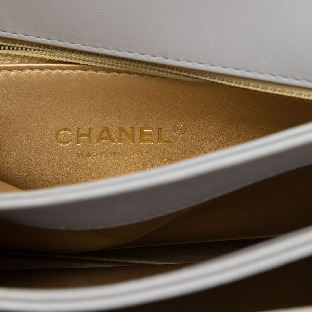 Chanel Trendy Spirit sac à Moyen Cuir d'agneau Gris