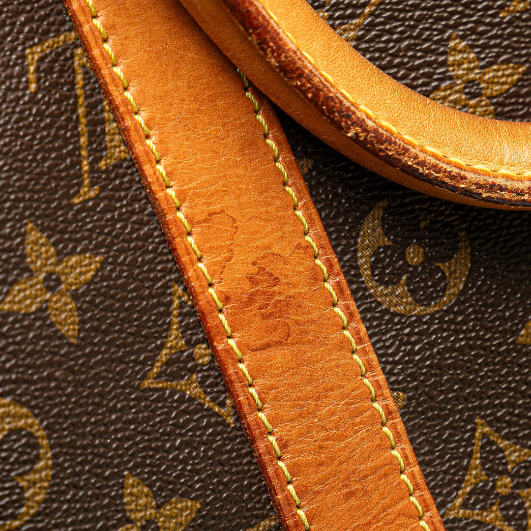 Louis Vuitton Monogram Keepall Bandouliere 55 Marron
