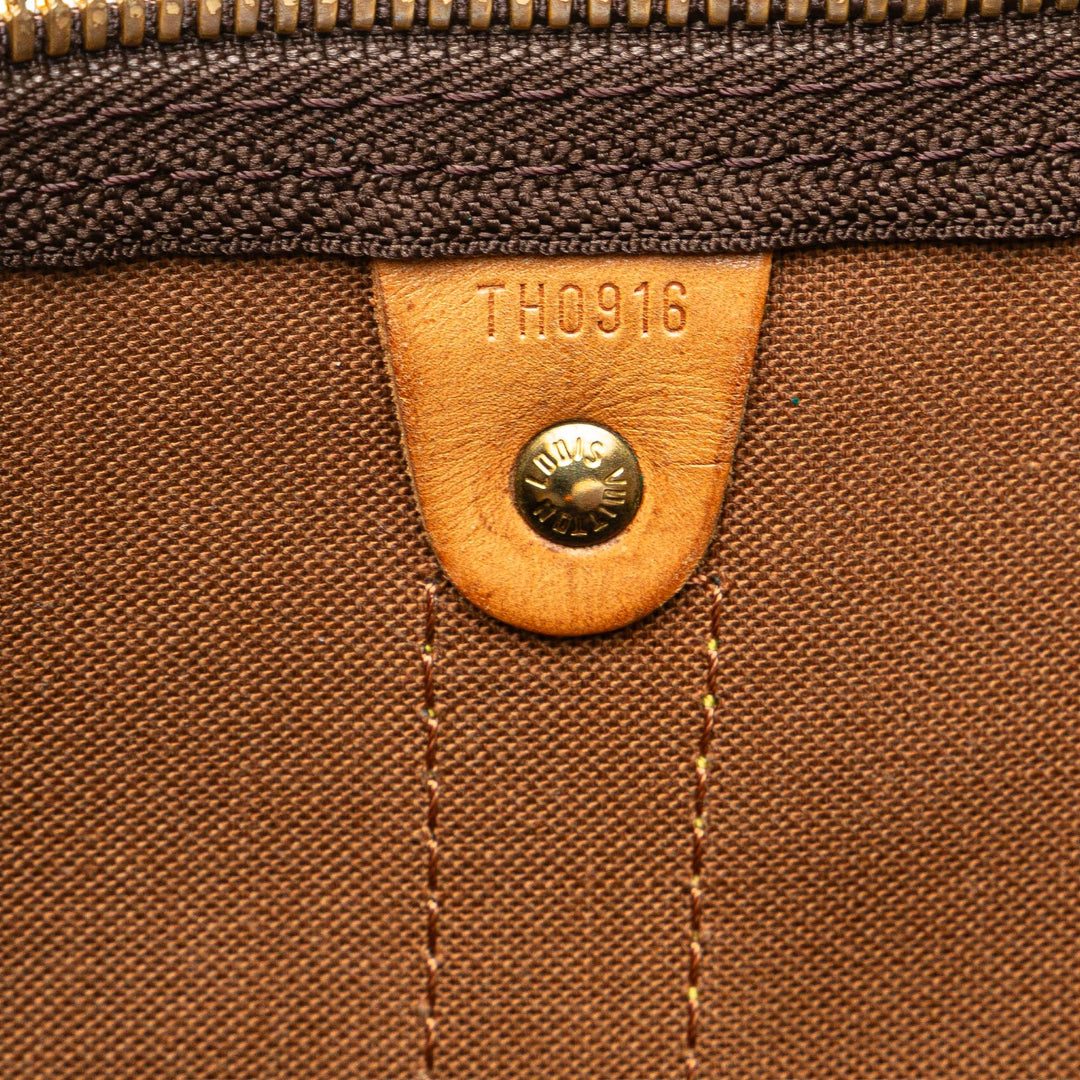 Louis Vuitton Monogram Keepall Bandouliere 55 Marron
