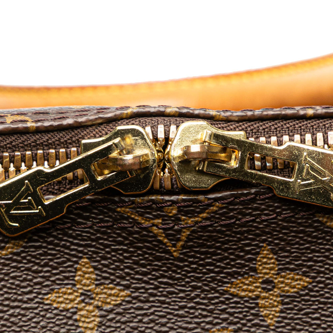Louis Vuitton Monogram Keepall Bandouliere 55 Marron