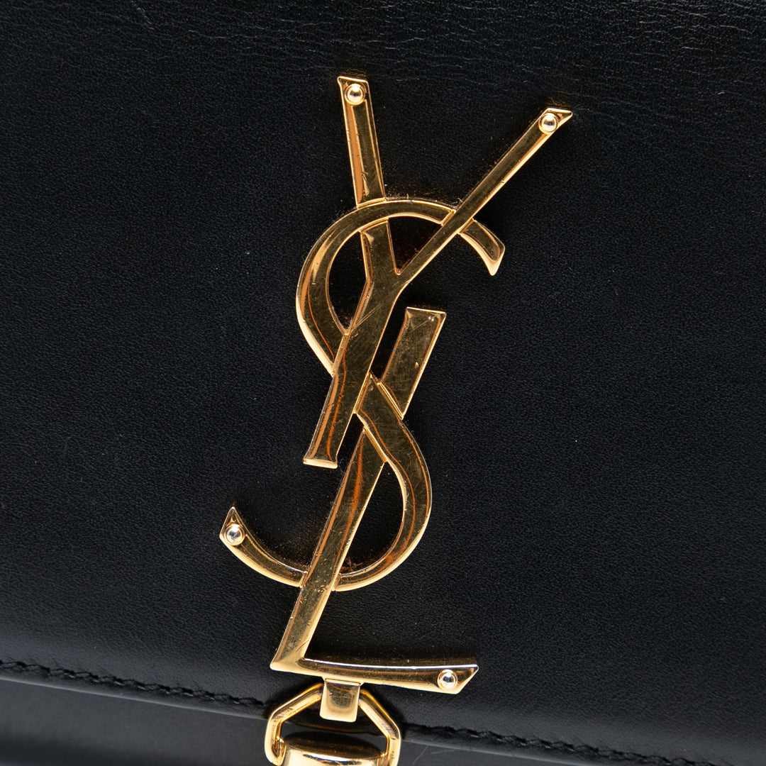 Saint Laurent Small Cuir Monogram Kate Tassel Sac porté croisé Noir – GABY PARIS Authentique