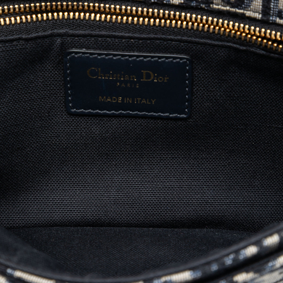 Dior Oblique Toile 30 Montaigne Pochette avec chaîne