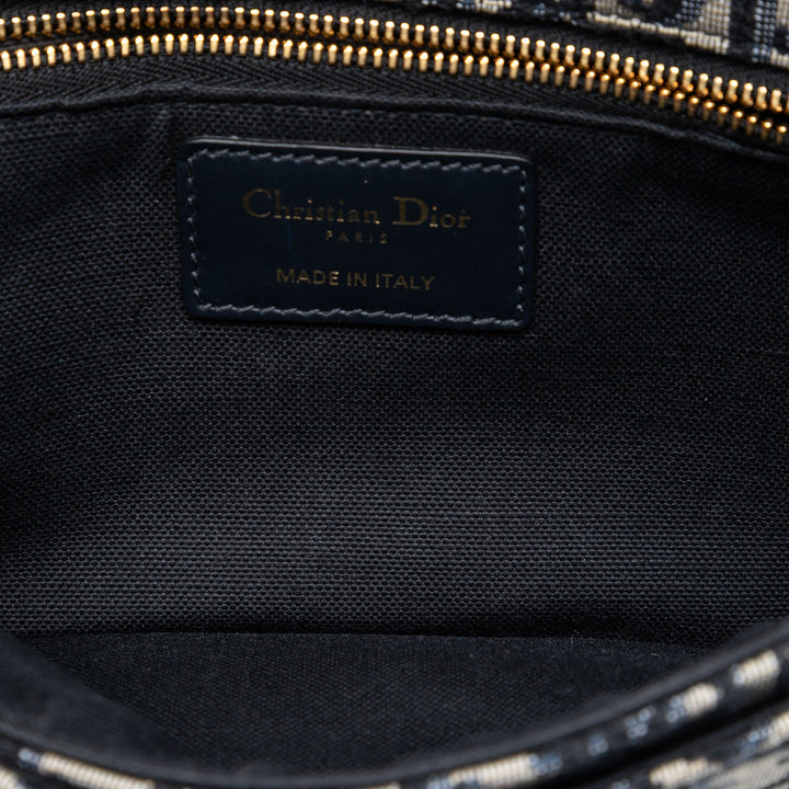 Dior Oblique Toile 30 Montaigne Pochette avec chaîne