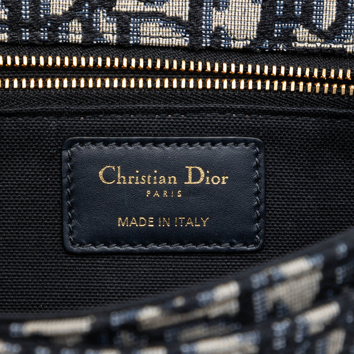 Dior Oblique Toile 30 Montaigne Pochette avec chaîne