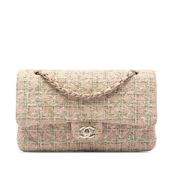 Chanel Medium Classic Tweed Double rabat