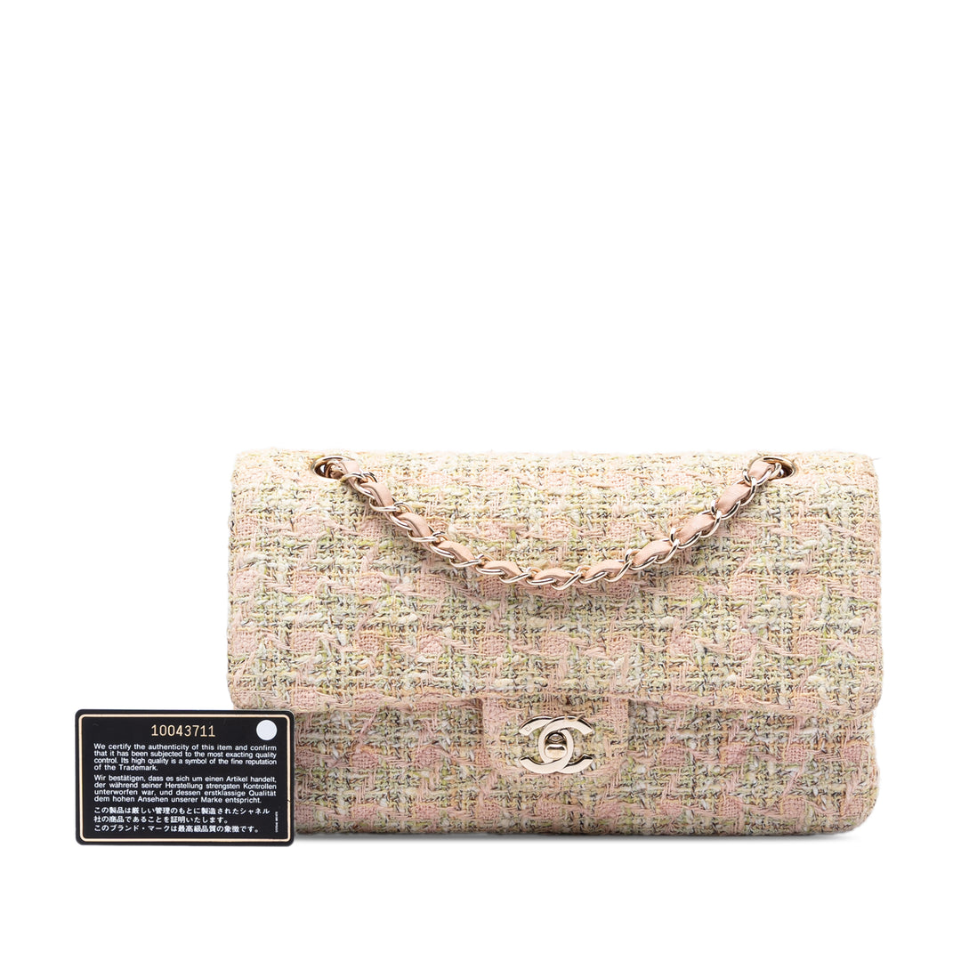 Chanel Medium Classic Tweed Double rabat