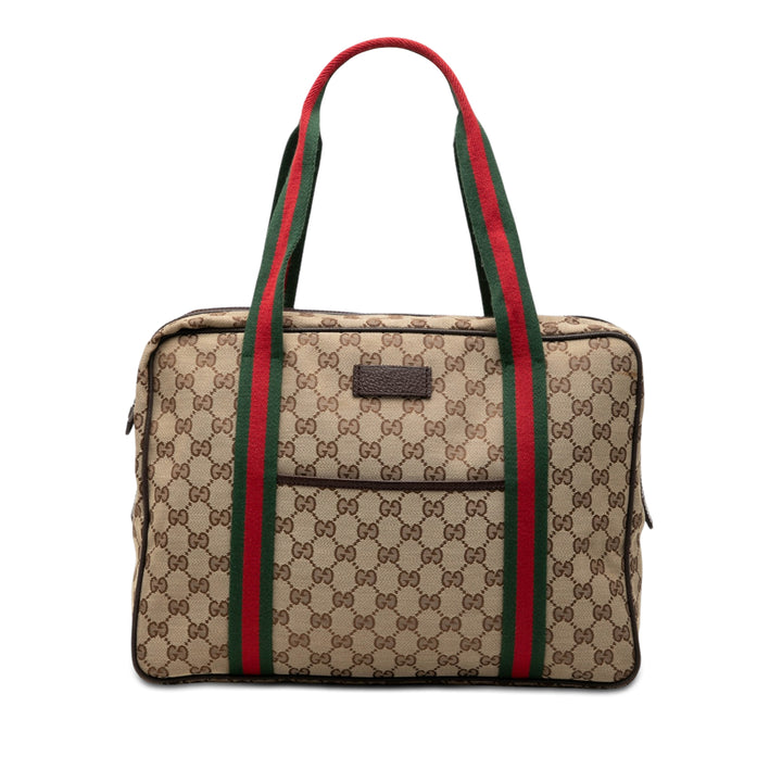 Gucci GG Toile Web Business Sac