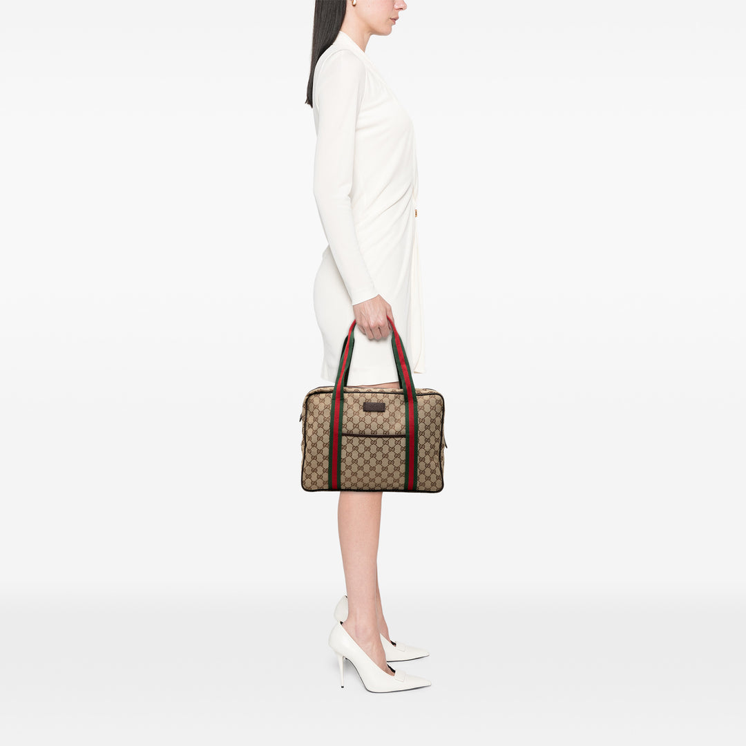 Gucci GG Toile Web Business Sac