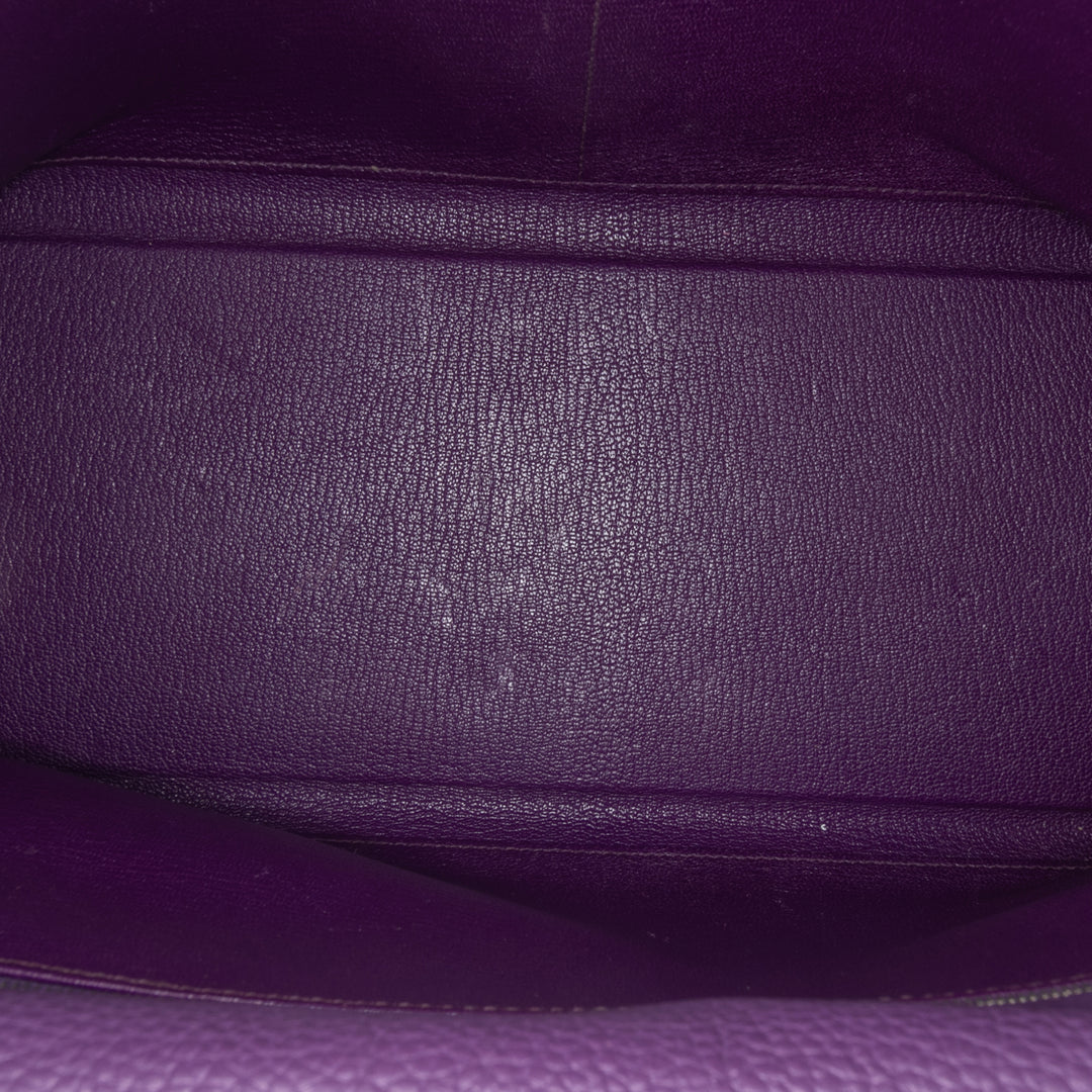 Hermès Togo Kelly II Retourne 35 Violet – GABY PARIS Authentique