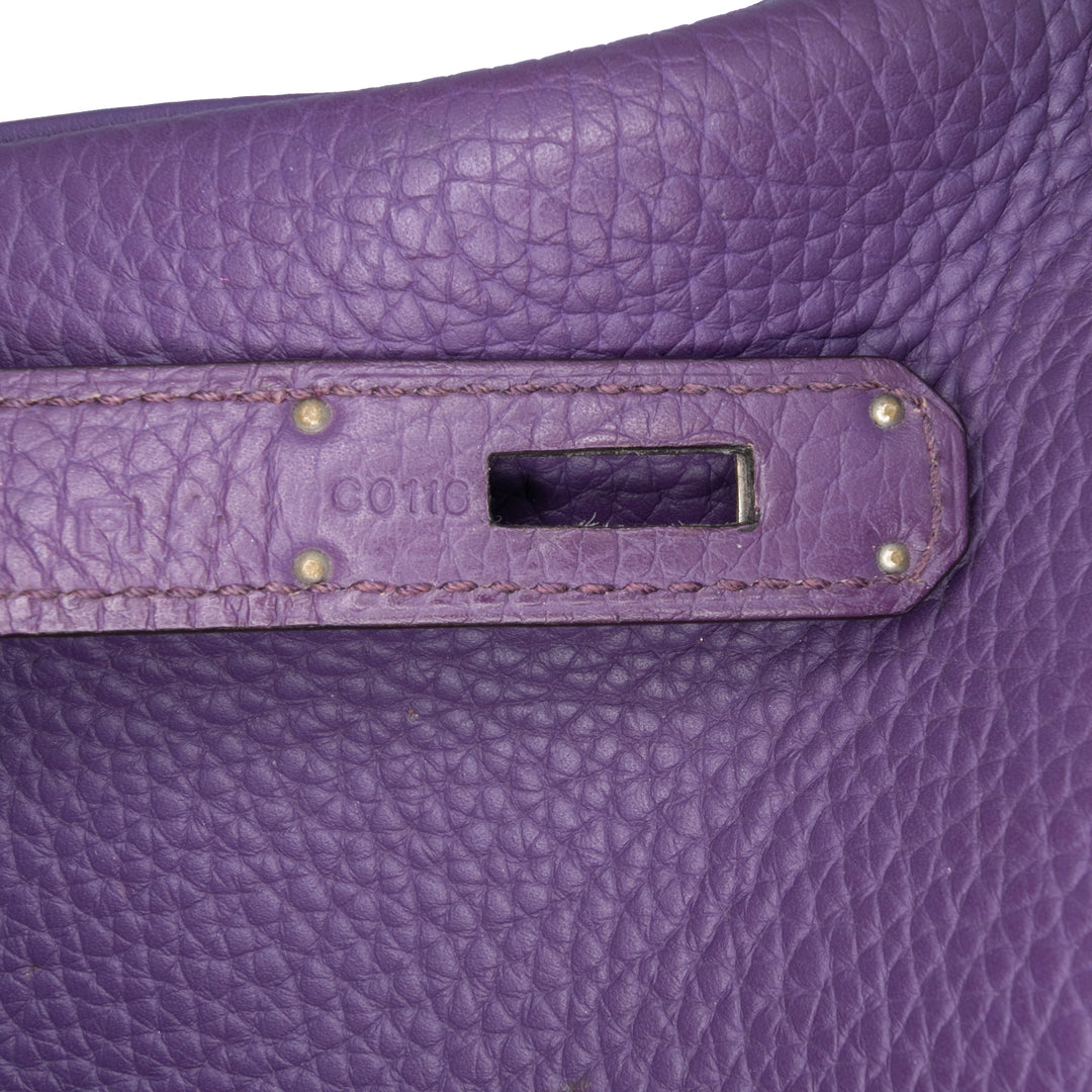 Hermès Togo Kelly II Retourne 35 Violet – GABY PARIS Authentique