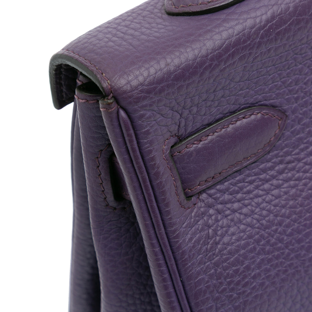 Hermès Togo Kelly II Retourne 35 Violet – GABY PARIS Authentique