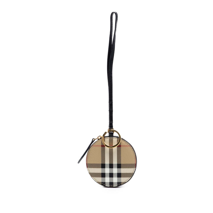 Burberry House Check Cuir Coin Pochette