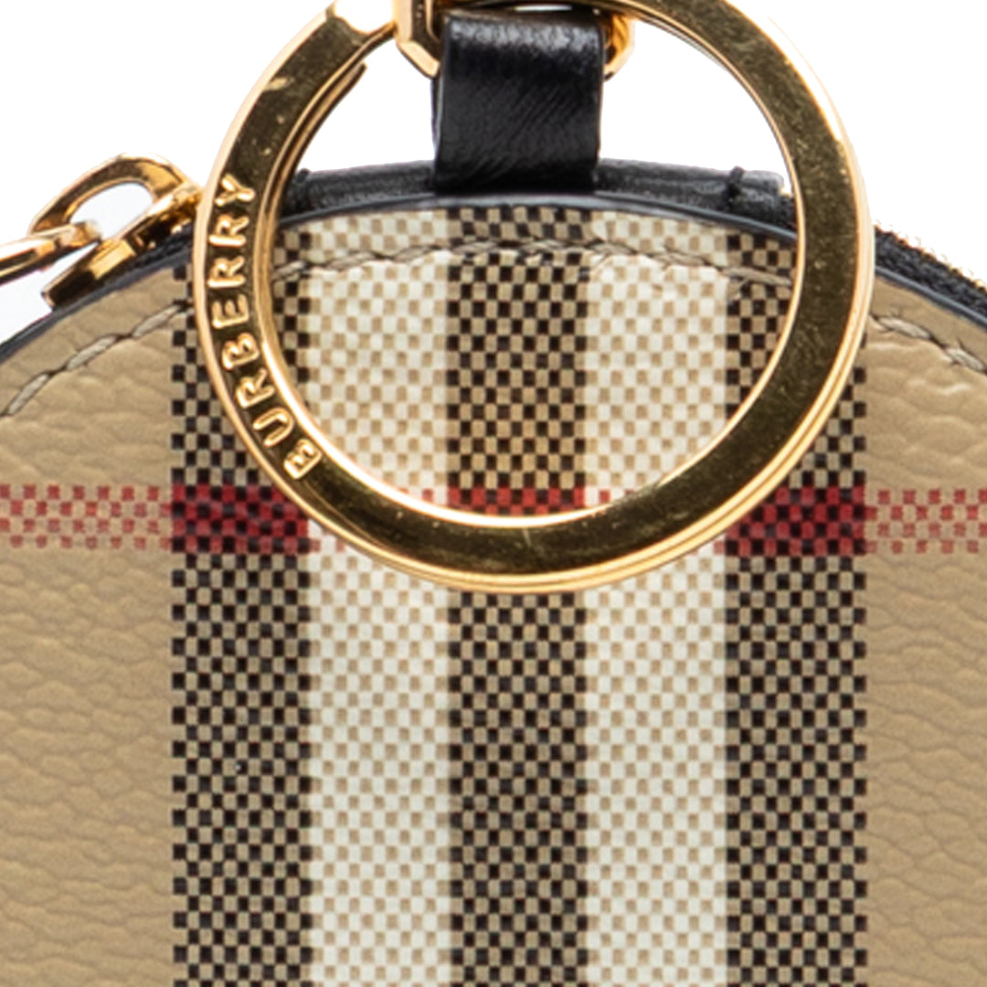 Burberry House Check Cuir Coin Pochette
