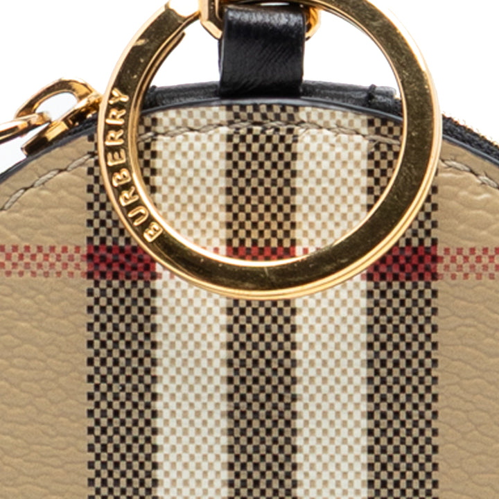 Burberry House Check Cuir Coin Pochette