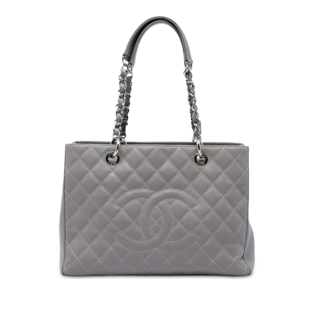 Cabas Cuir caviar Gris